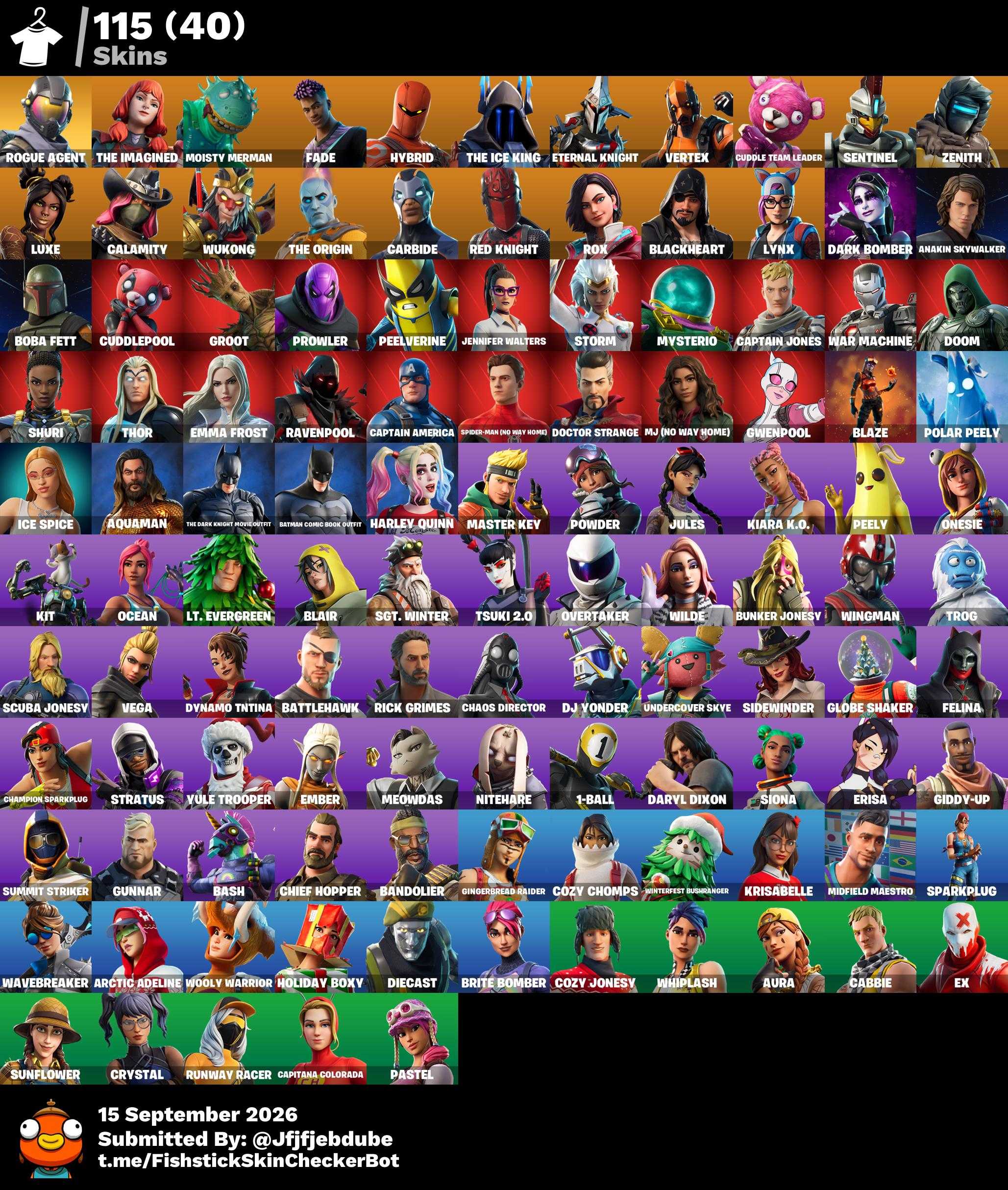 Chaos Director | Carbide | Astroworld Cyclone | 115 Skins | Chapter 1 Season 4 | Full Email - Image 5