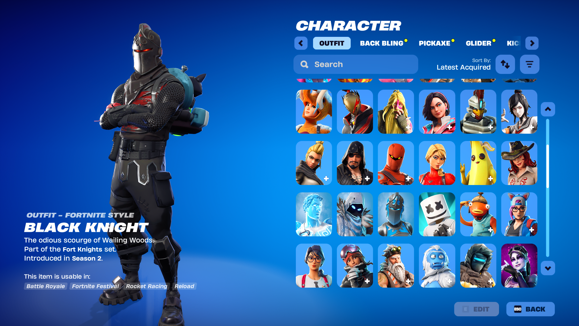 Black Knight | Liteshow | 90 Skins | Season 1 | Level 1839 - Image 3