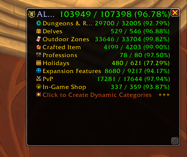 Legendary Collection | 58.8k Achieves | 1351 Mounts | 1103 Top | 45k Unique Transmogs - Image 24