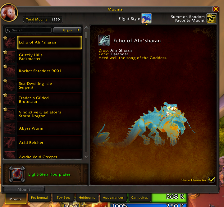Legendary Collection | 58.8k Achieves | 1351 Mounts | 1103 Top | 45k Unique Transmogs - Image 23