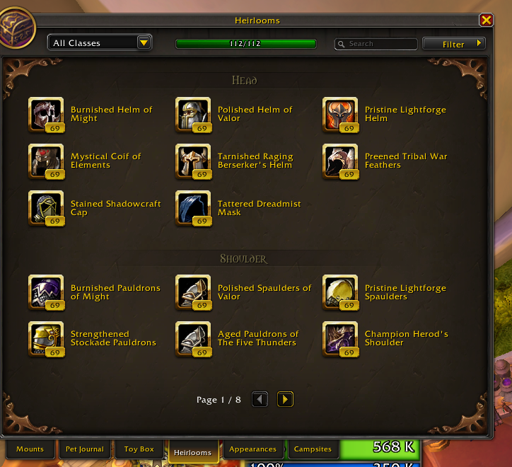 Legendary Collection | 58.8k Achieves | 1351 Mounts | 1103 Top | 45k Unique Transmogs - Image 20