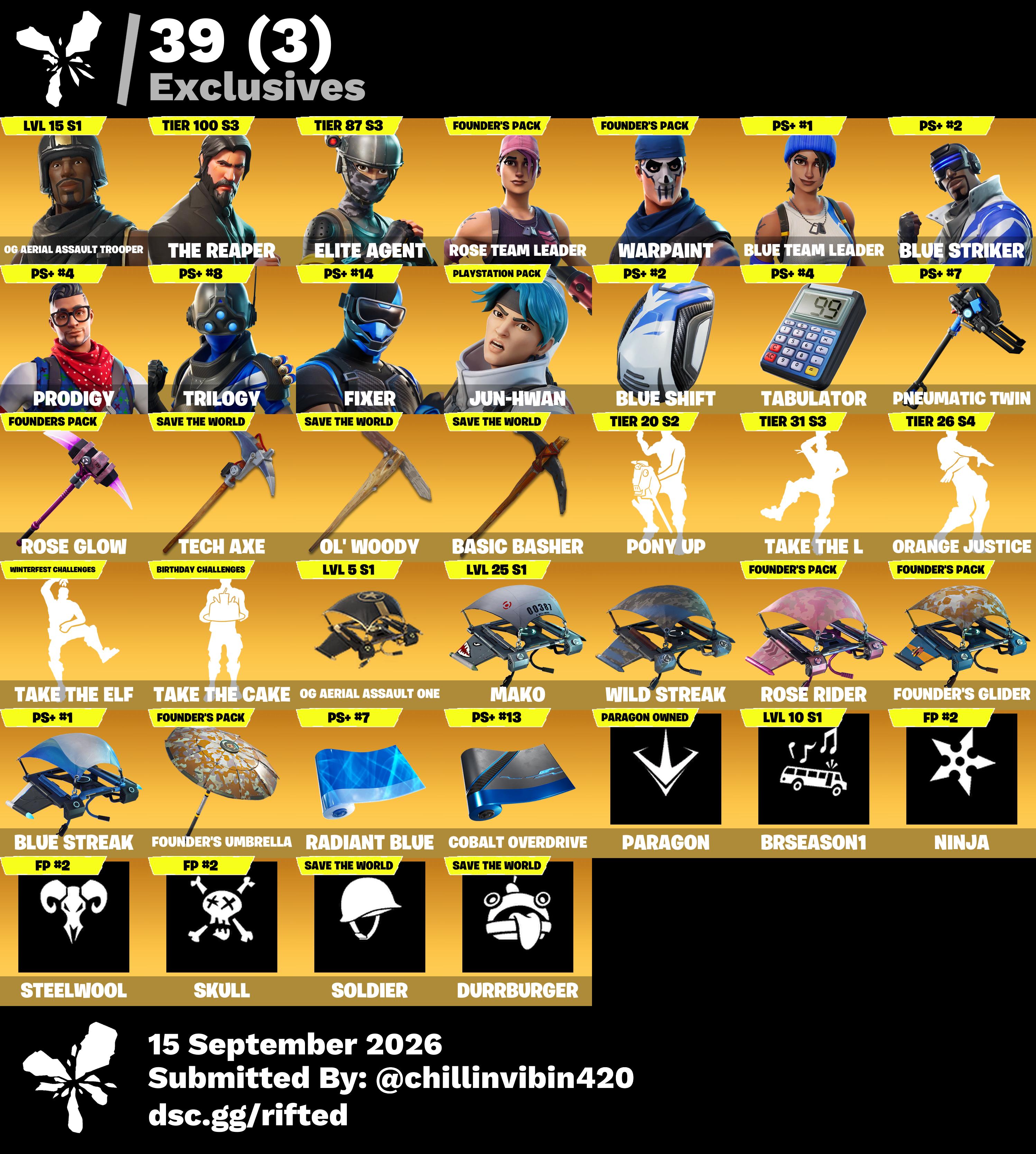 Elite Agent | The Reaper | Lara Croft | 57 Skins | Level 1250 | Full Email - Image 6