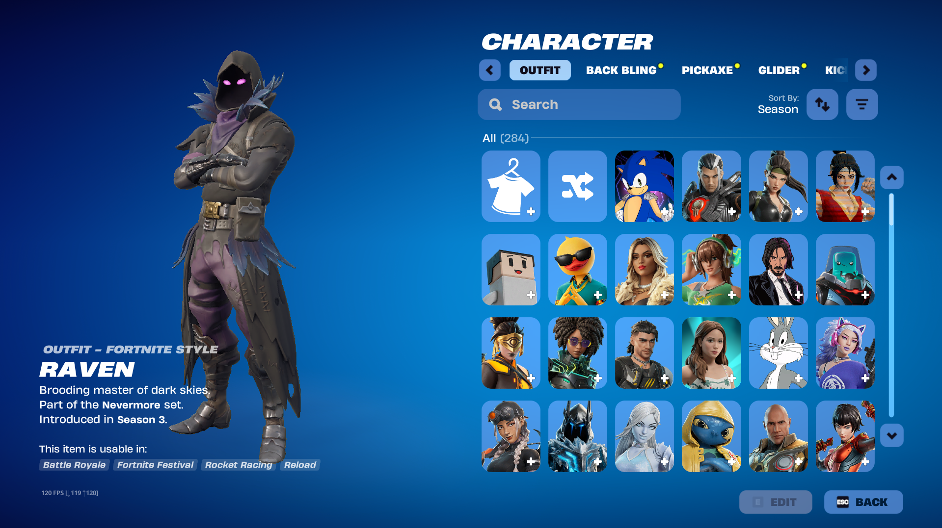 Wheel of Daggers | 282 Skins | Season 1 | Level 4357 - Image 6