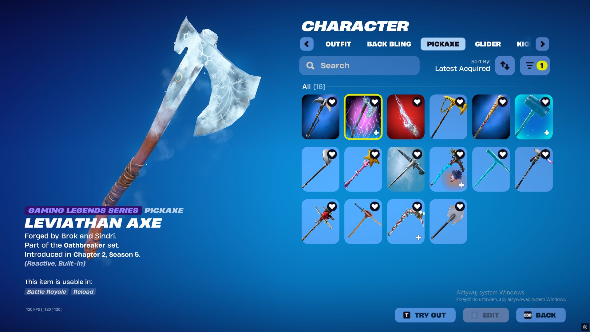 Galaxia | Leviathan Axe | Rebirth Raven | 180 Skins | Season 7 | Level 2504 | Full Email - Image 9