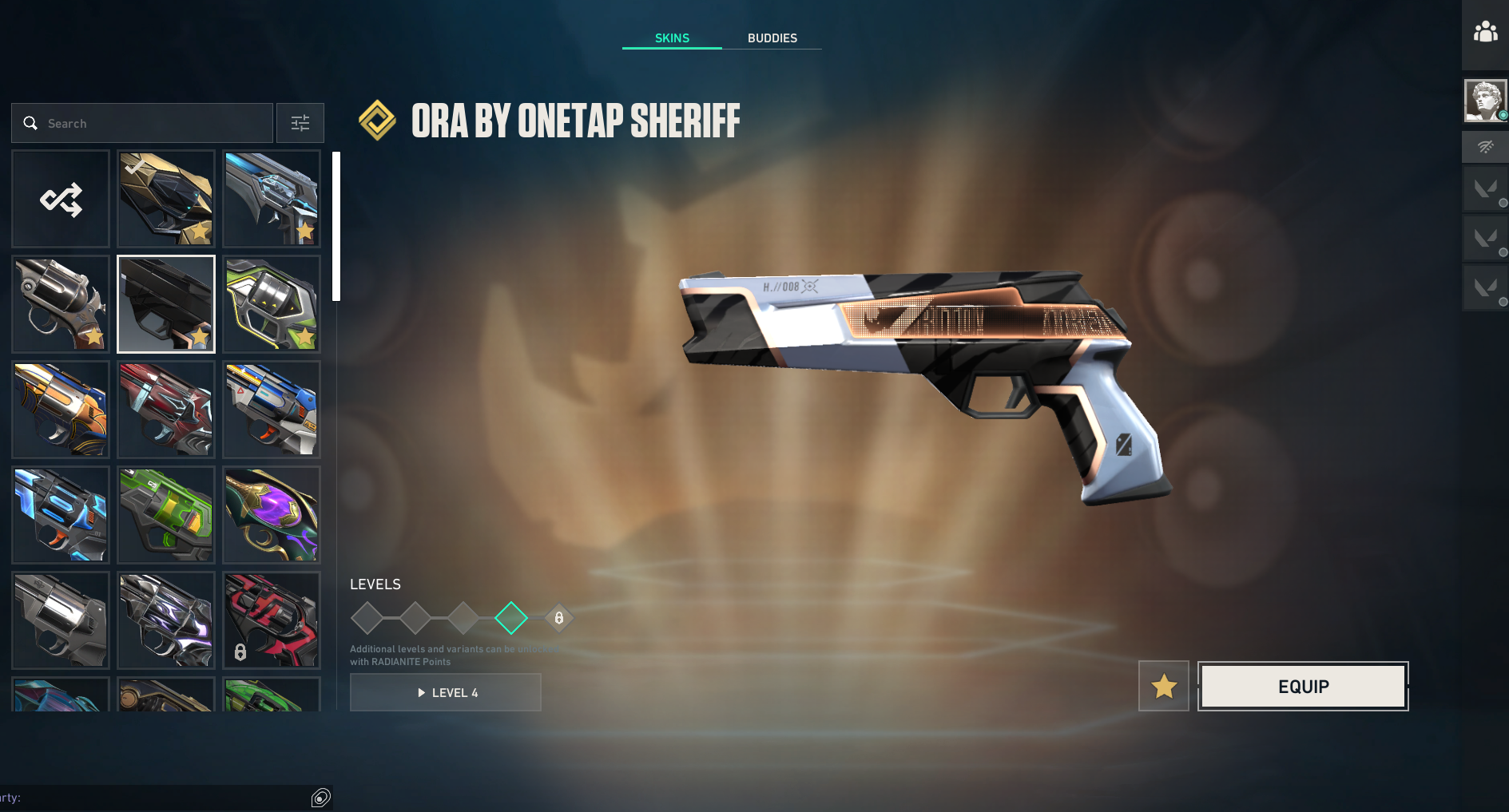 PC | Diamond Peak | RGX 11z Pro Blade | Champions 2025 Vandal | 212 Skins | Full Email - Image 3