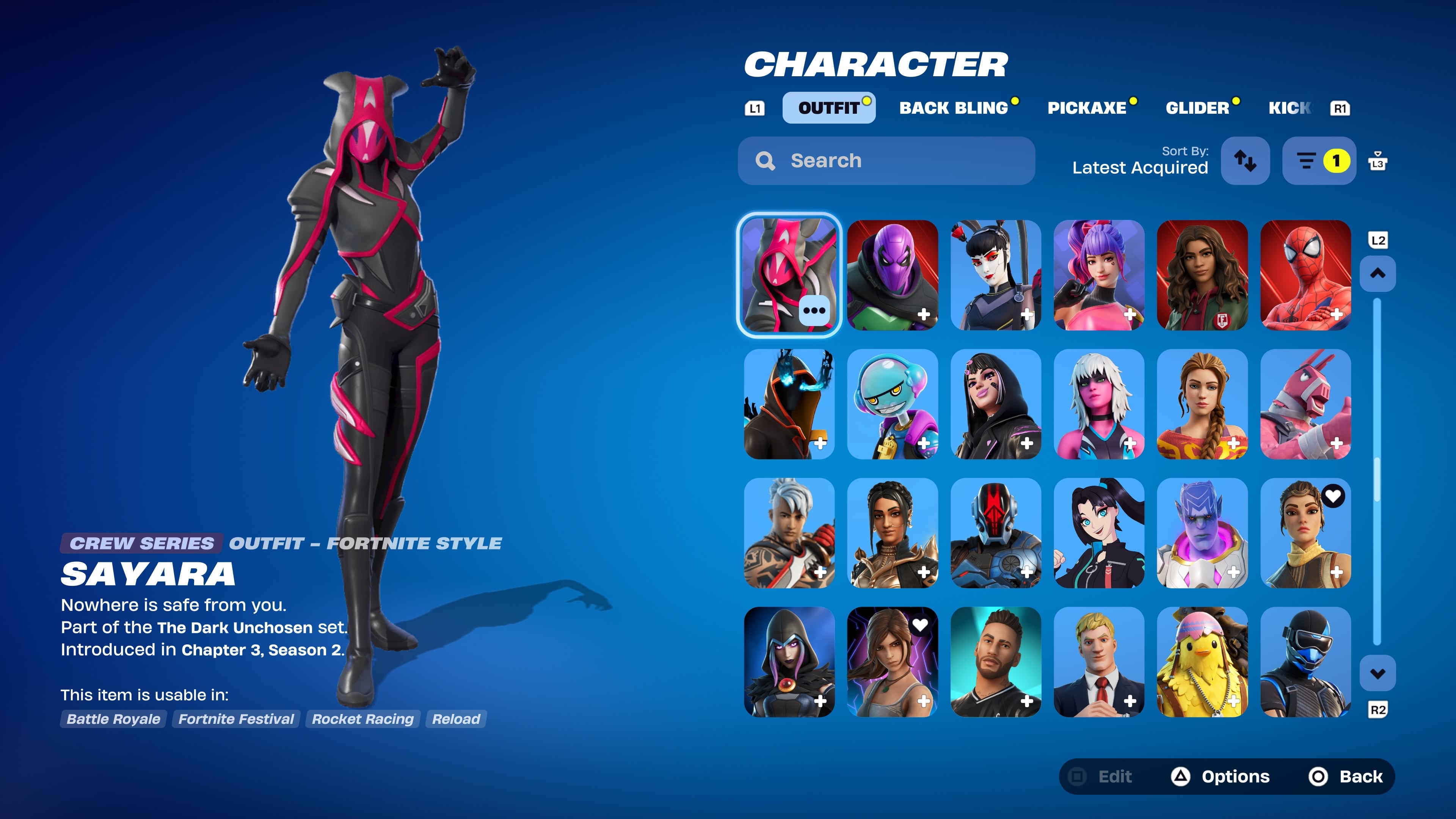 Lara Croft | Astro Jack | 340 Skins | Chapter 1 Season 6 | Level 3459 | Full Email - Image 8
