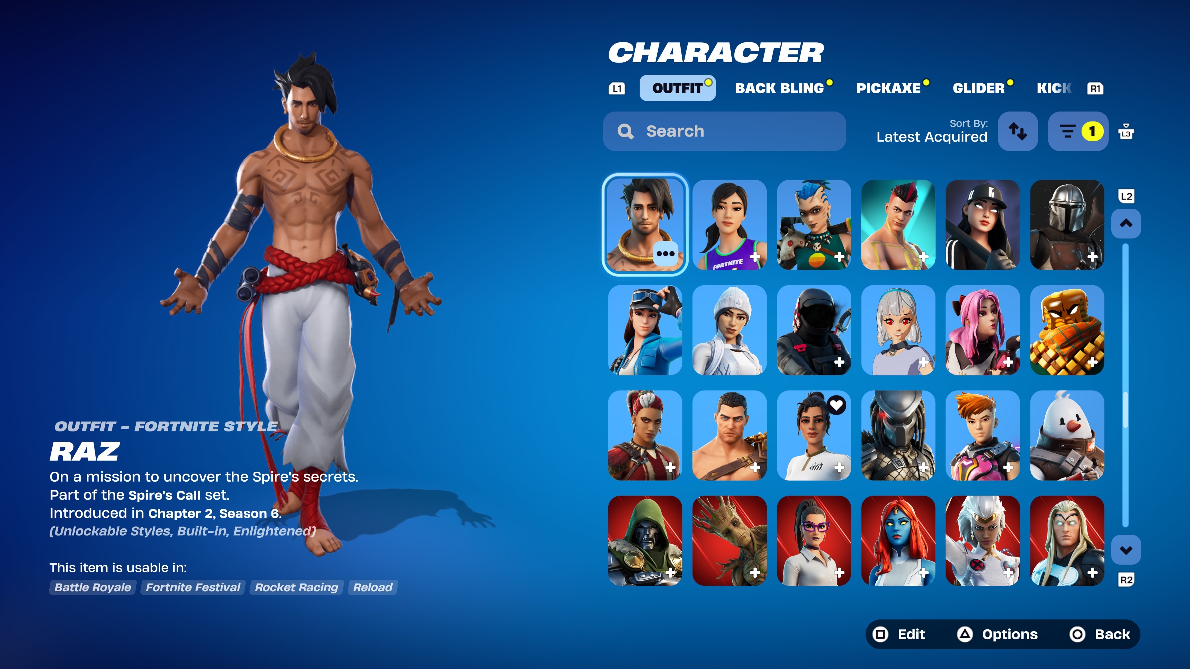 Lara Croft | Astro Jack | 340 Skins | Chapter 1 Season 6 | Level 3459 | Full Email - Image 9