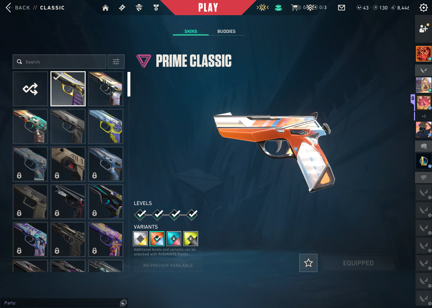 PC | Diamond Peak | Oni Claw | Champions 2023 Vandal | 17 Skins