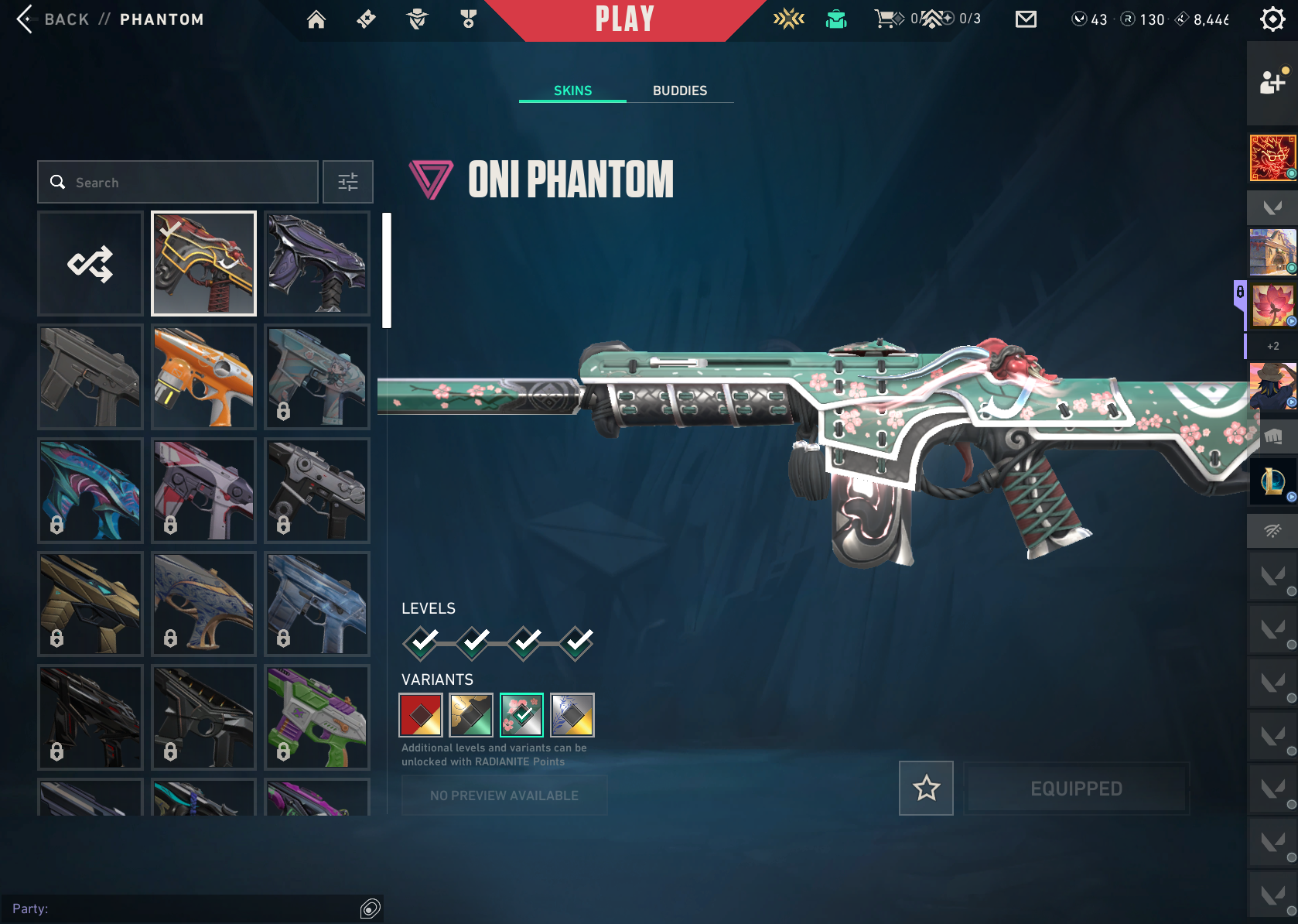 PC | Diamond Peak | Oni Claw | Champions 2023 Vandal | 17 Skins - Image 7