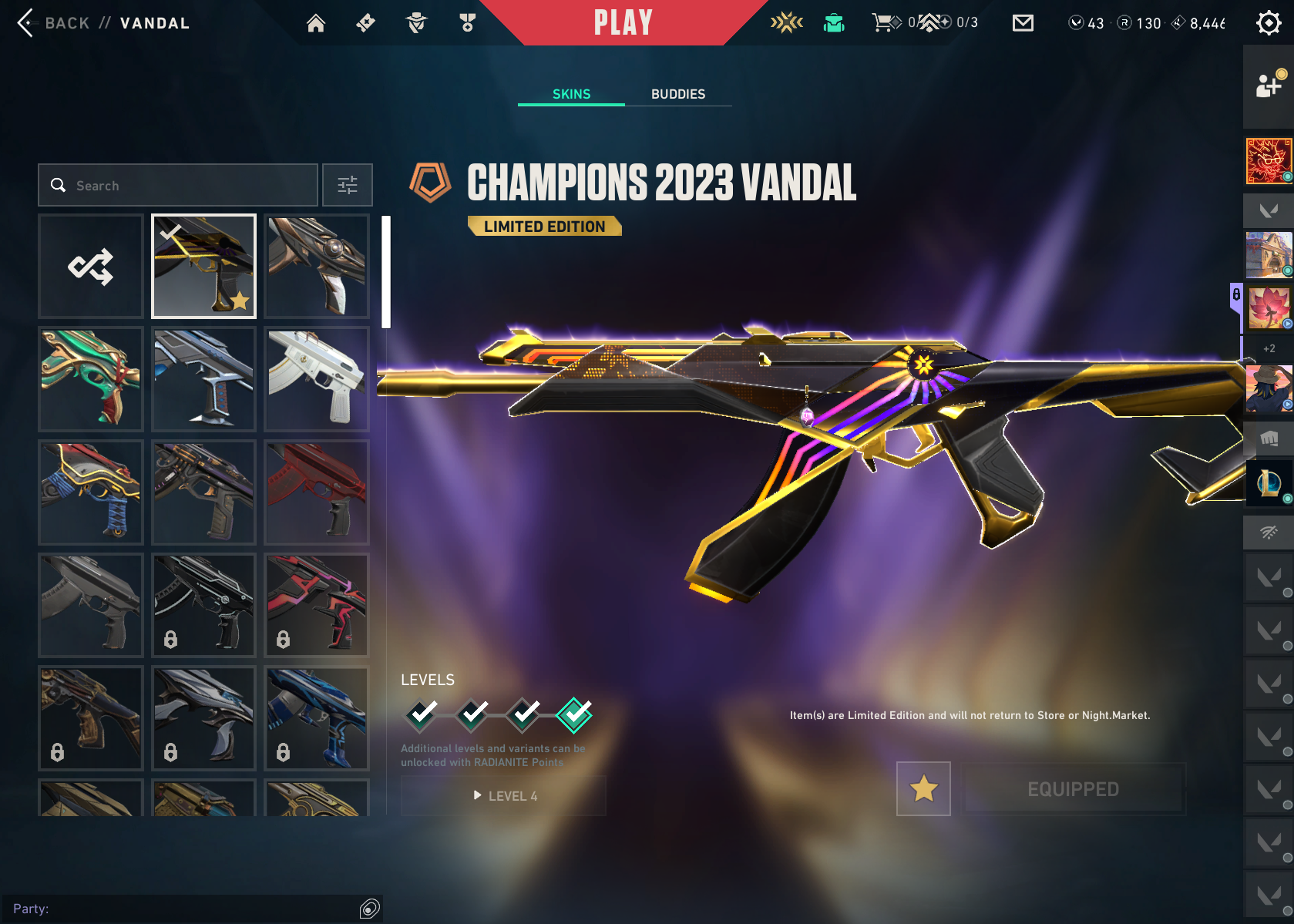 PC | Diamond Peak | Oni Claw | Champions 2023 Vandal | 17 Skins - Image 8