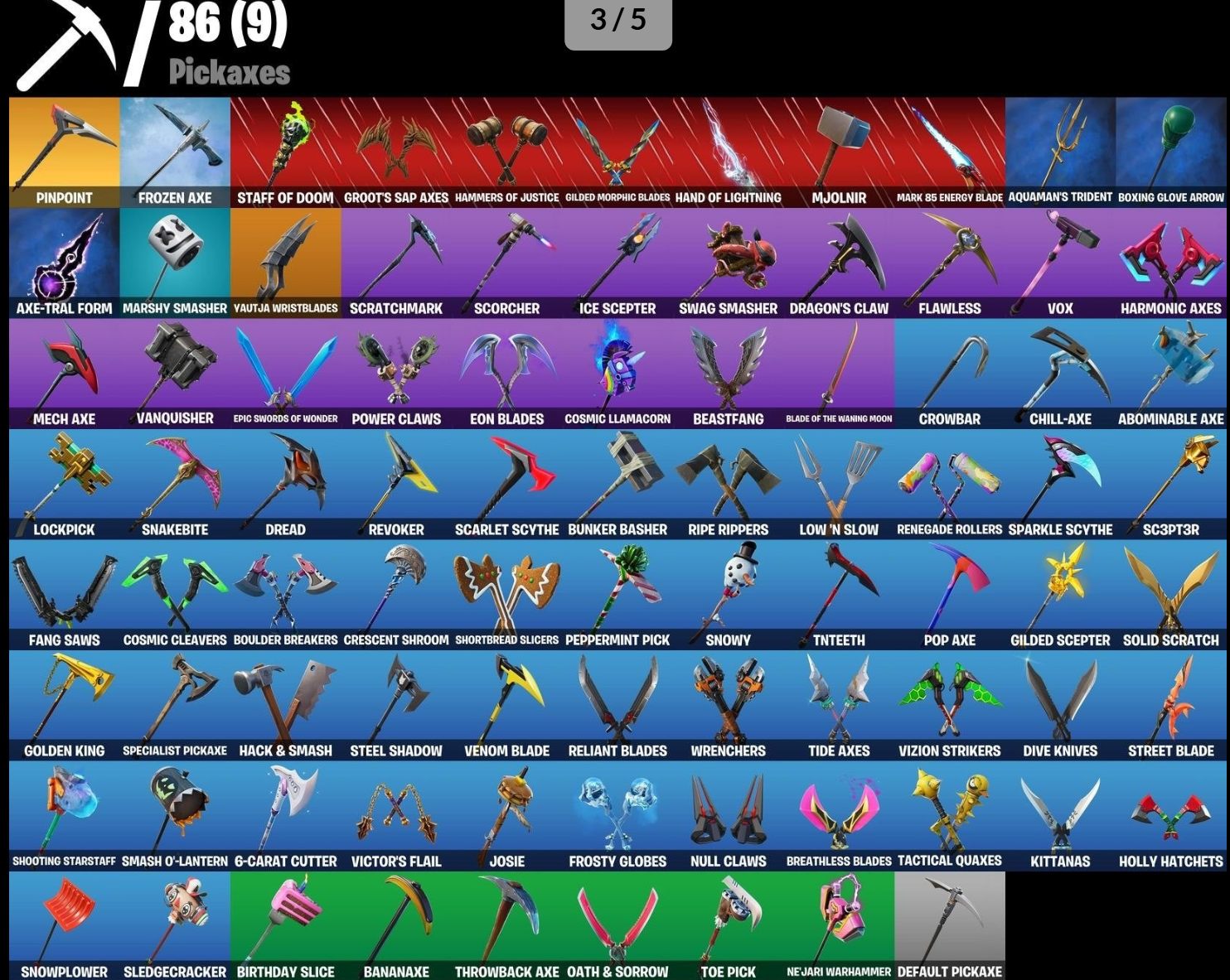 Double Helix (Full) | FNCS Holoflair | Rare Emotes | 90 Skins | Season 7 | Level 1407 | Full Email - Image 3