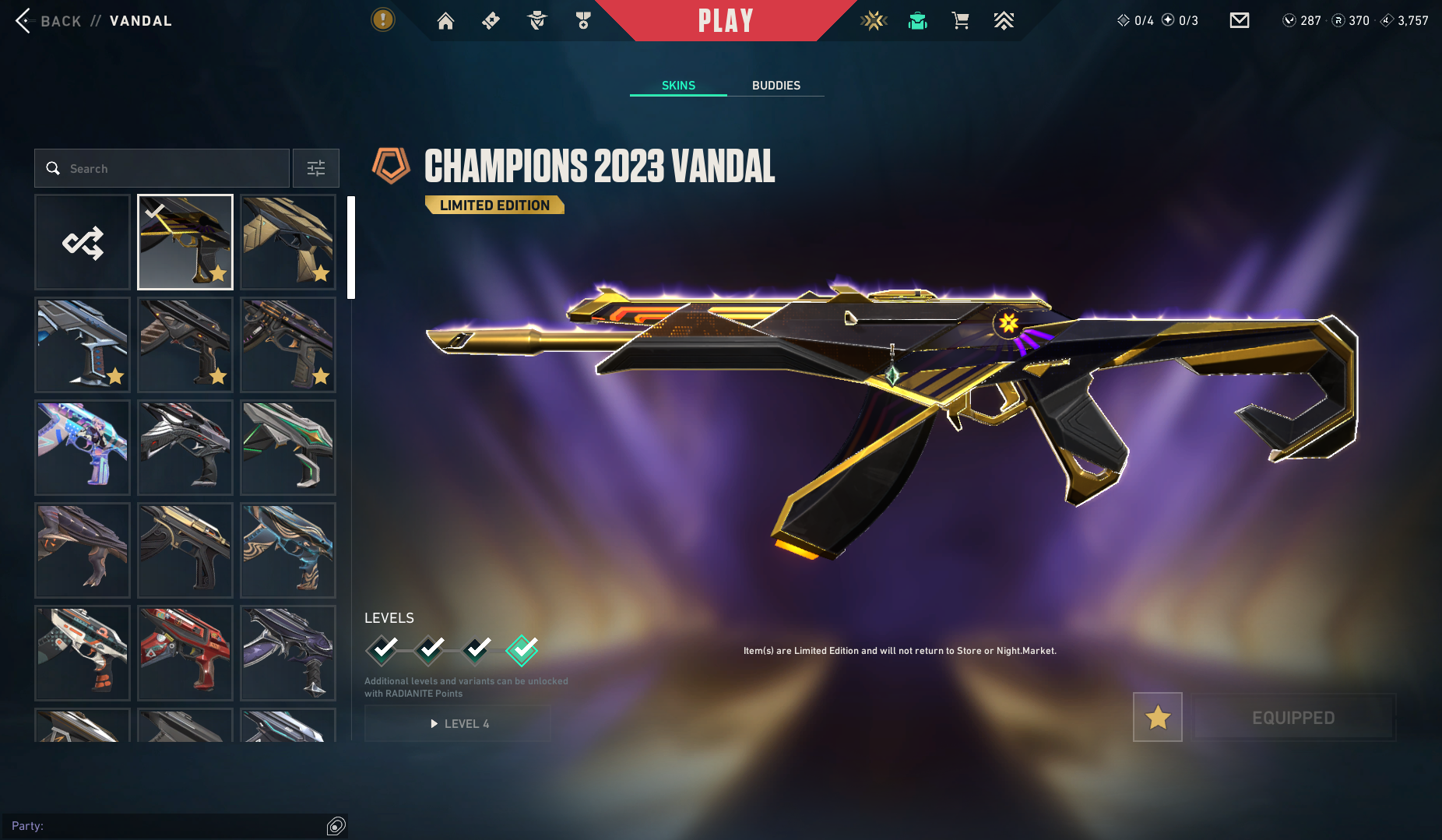 PC | Ascendant Peak | Champions 2023 Kunai + Vandal | 120 Skins | Full Email - Image 5