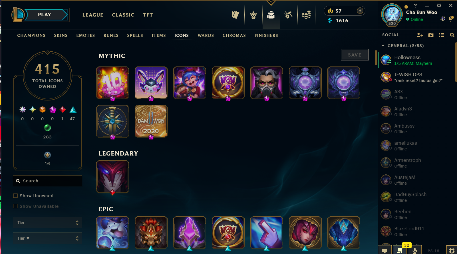 Diamond Peak | 172 Champions | 314 Skins | Full Email - Image 4
