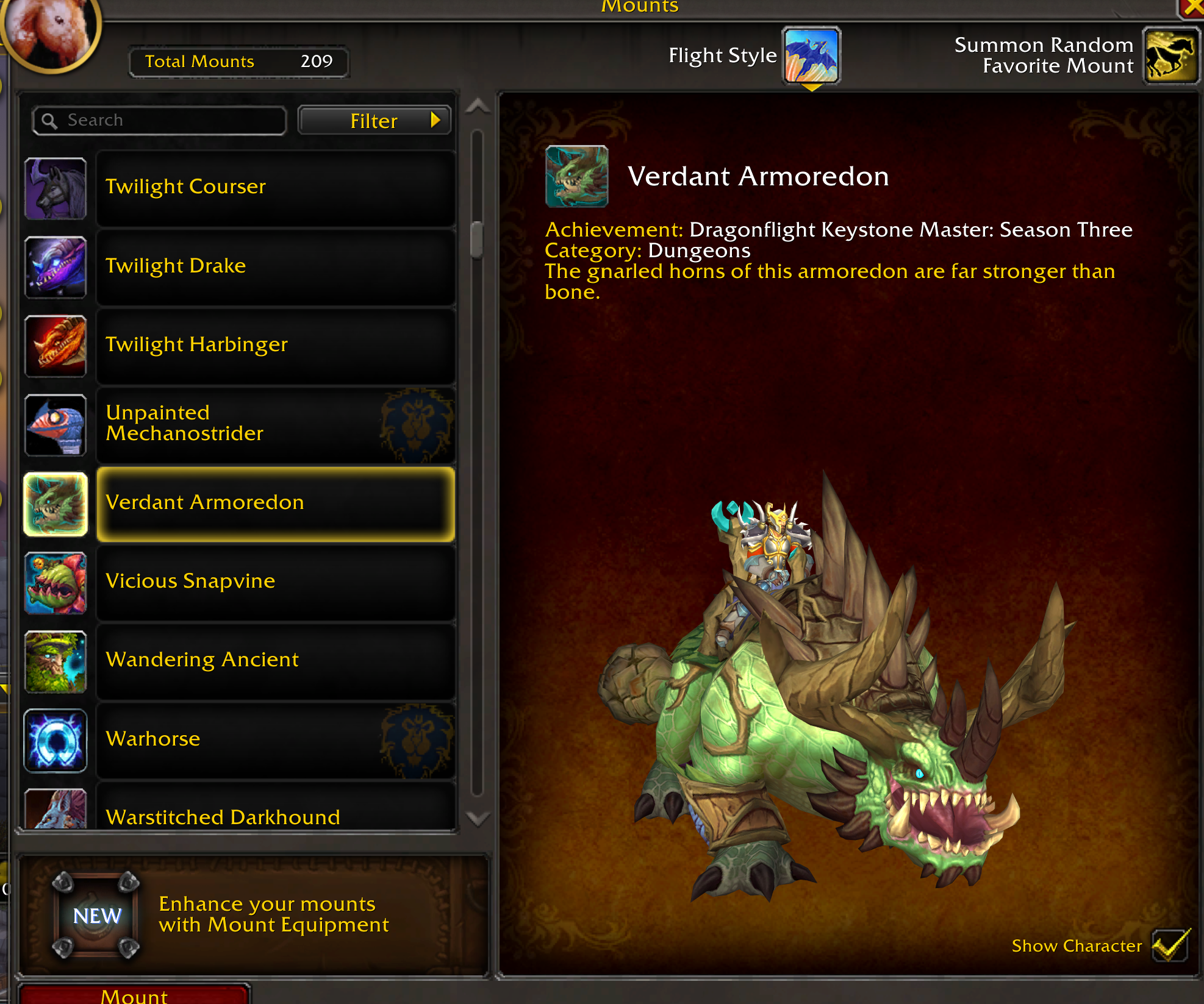 Starter Account | Rare Mounts | 200+ Mounts / 15k Achieves | Remix Rewards | Wraithchill - Image 9
