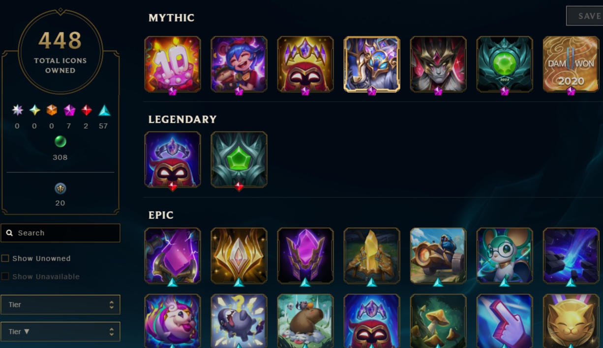 T1 Exalted Finisher | Urf the Manatee | Medieval Twitch | 173 Champions | 468 Skins | Full Email - Image 8