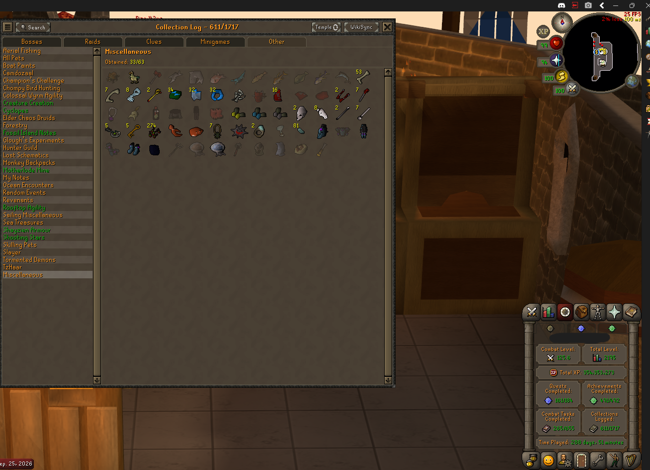 2195 Total | 125 Combat | Elite Void | Experience Mining Gloves - Image 4