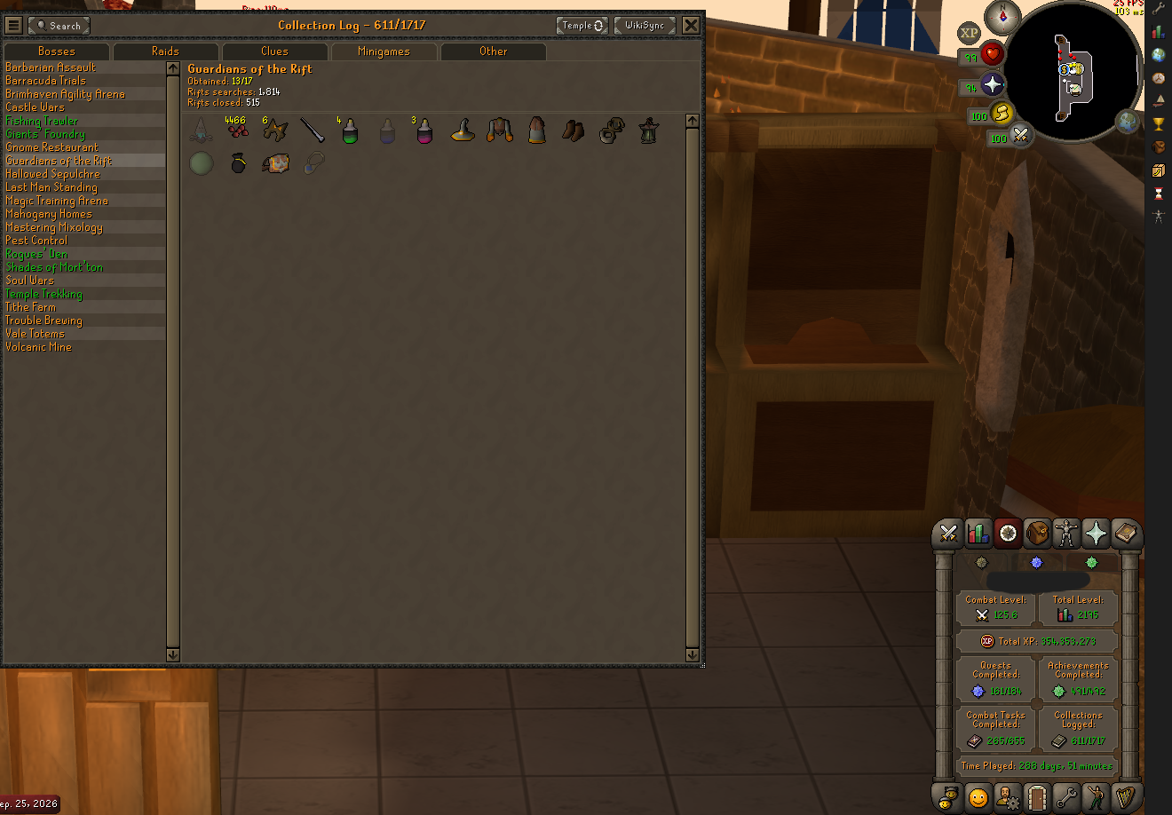 2195 Total | 125 Combat | Elite Void | Experience Mining Gloves - Image 5