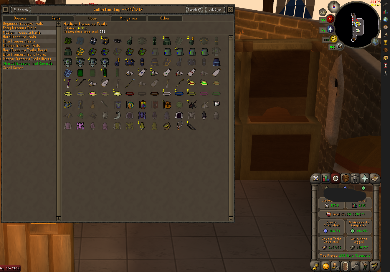 2195 Total | 125 Combat | Elite Void | Experience Mining Gloves - Image 6