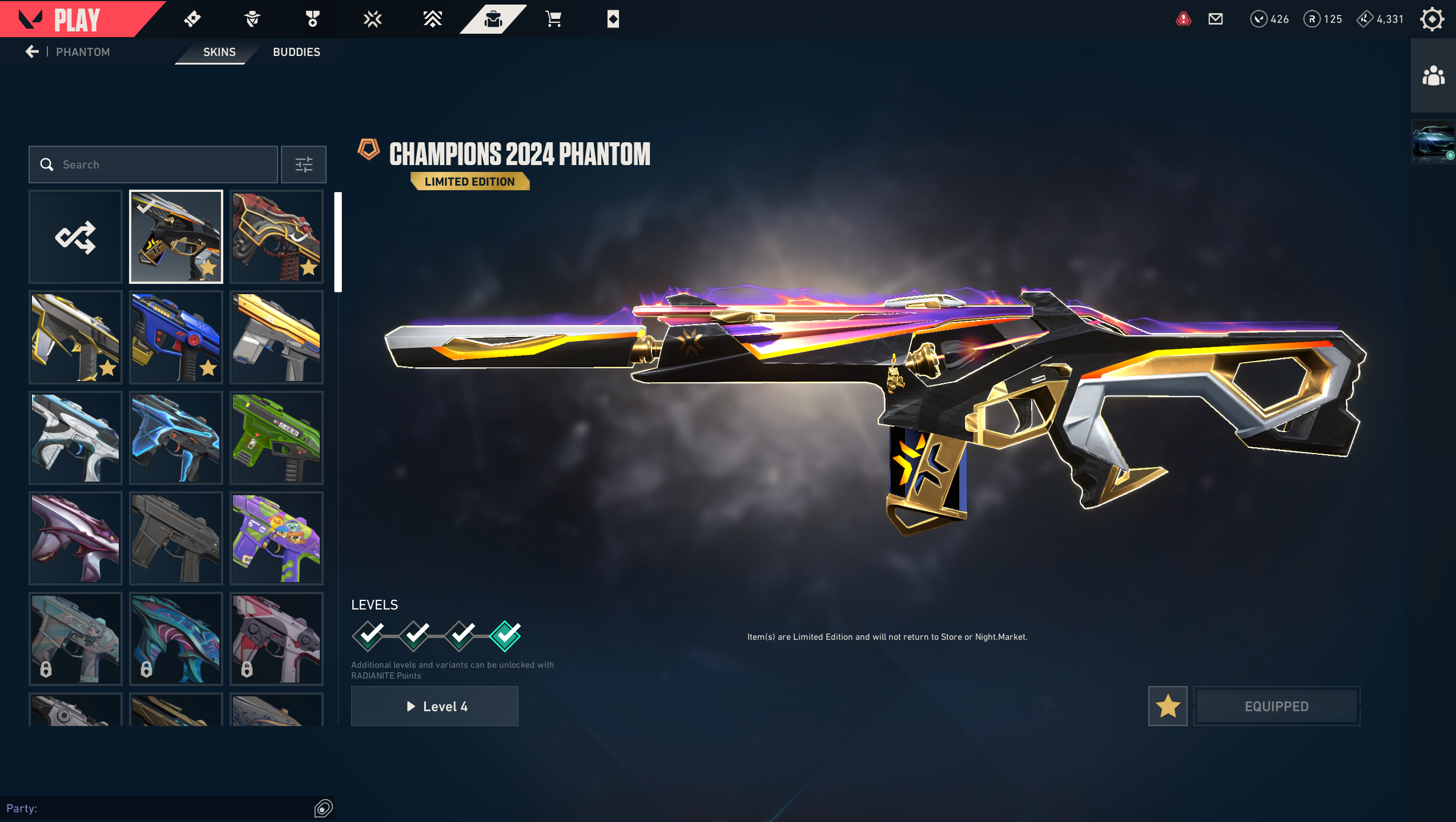PC | Immortal Peak | Prime//2.0 Karambit | Champions 2024 Phantom | 144 Skins | Full Email - Image 4