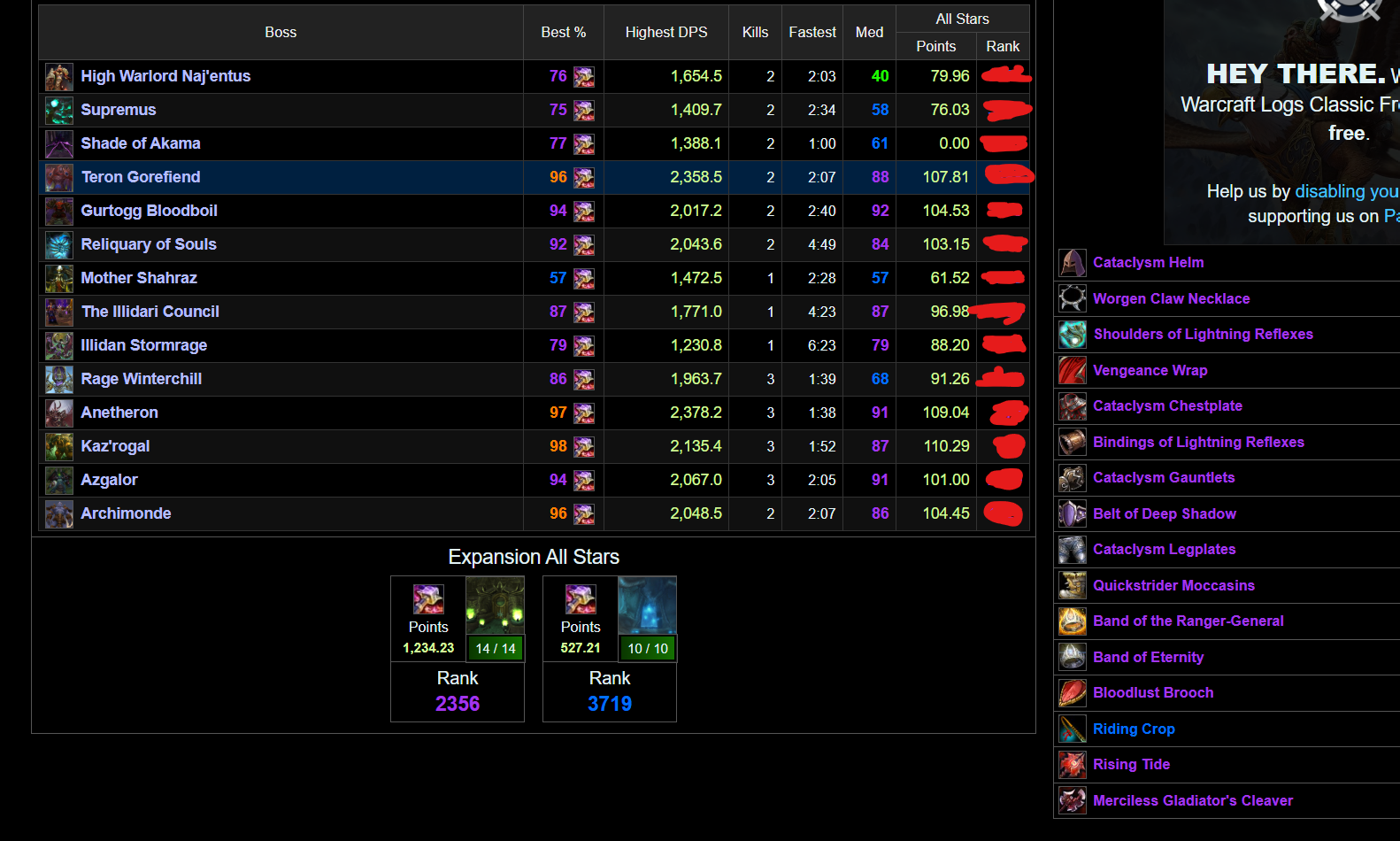 Great Logs | 70 Mage and Shaman | Full Bags / Bank | Nightslayer US - Image 3