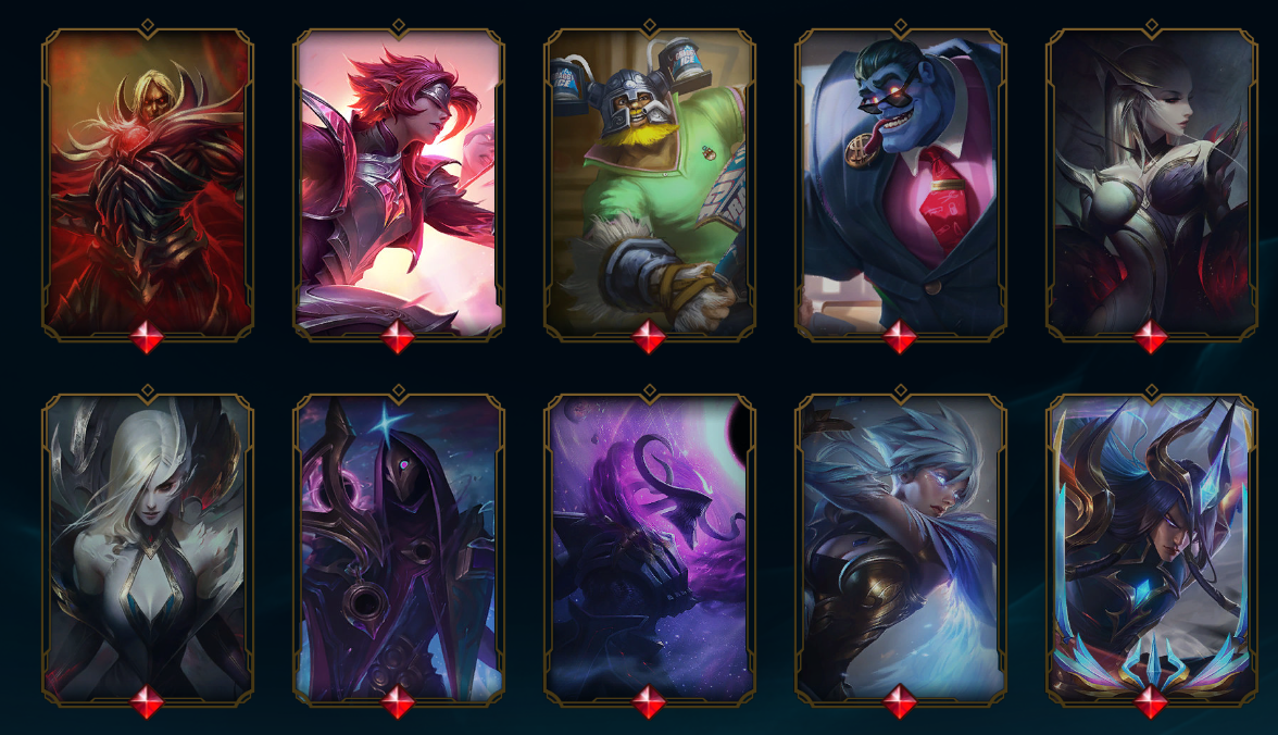 Emerald Peak | Unbreakable Alistar | Unbound Jhin | Medieval Twitch | Riot Girl Tristana | 173 Champions | 352 Skins | Full Email - Image 5