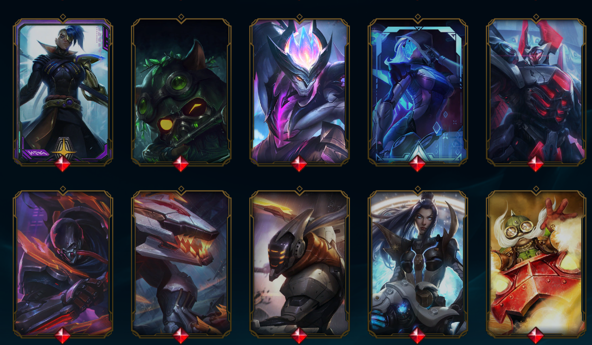 Emerald Peak | Unbreakable Alistar | Unbound Jhin | Medieval Twitch | Riot Girl Tristana | 173 Champions | 352 Skins | Full Email - Image 7