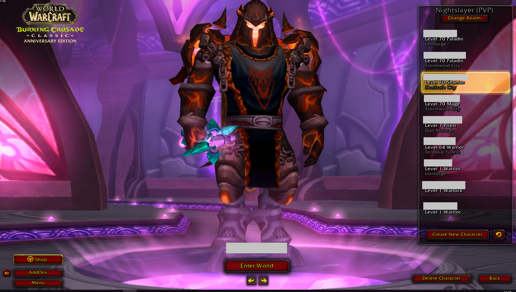 4-Character TBC Account | Raid-Ready Paladin Tank Duo | Phase 2 BiS Mage & Elemental Shaman - Image 3