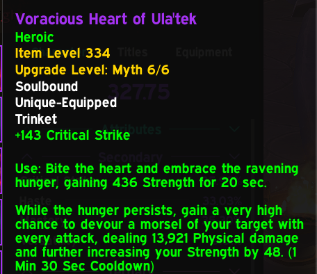 Geared 90 DK | 3700 M+ Rating | 327 Item Level | AOTC Ula'tek | Push Keys + Raid - Image 4