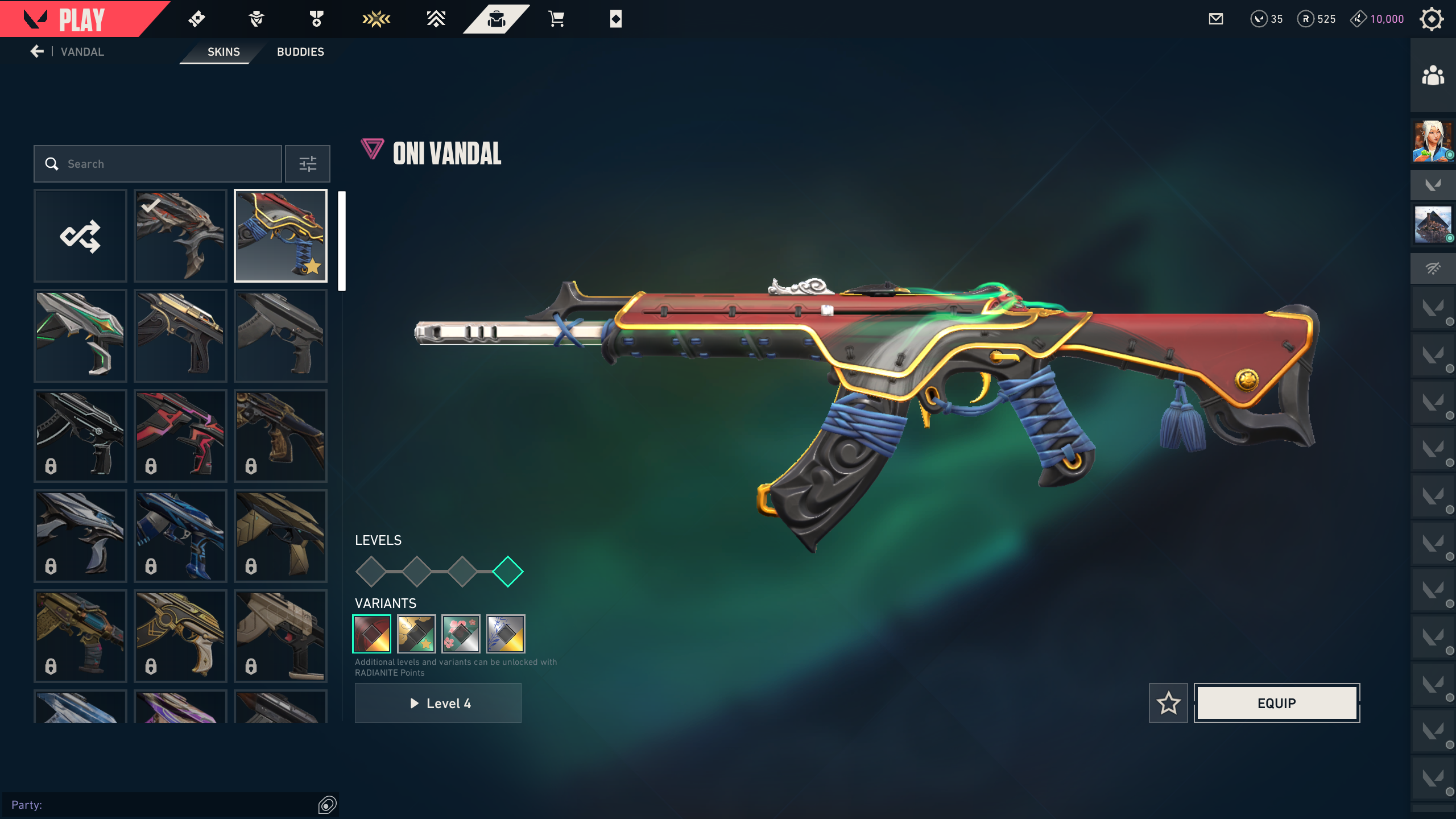PC | Ascendant Peak | Oni Vandal | 46 Skins - Image 4