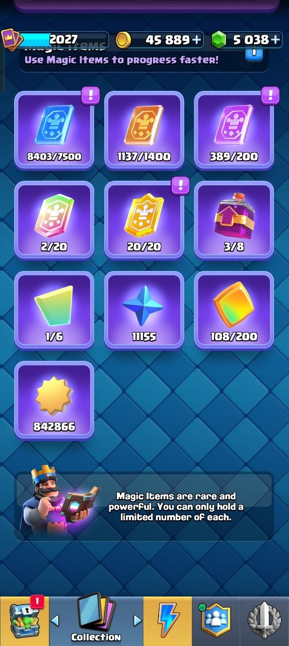 MASSIVE MAX-PROGRESS CLASH ROYALE ACCOUNT | LEVEL 16 | 13.2K+ TROPHIES | 5,000+ GEMS - Image 3