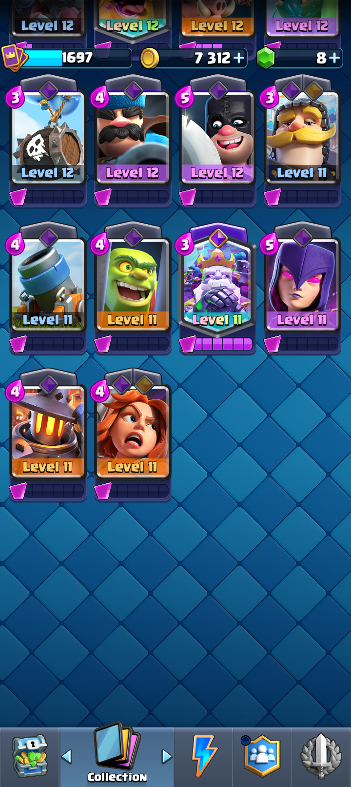 King Tower 16 | 11 Level 16 Cards | 5 LvL 15 Cards | 11 Evolutions - Image 3