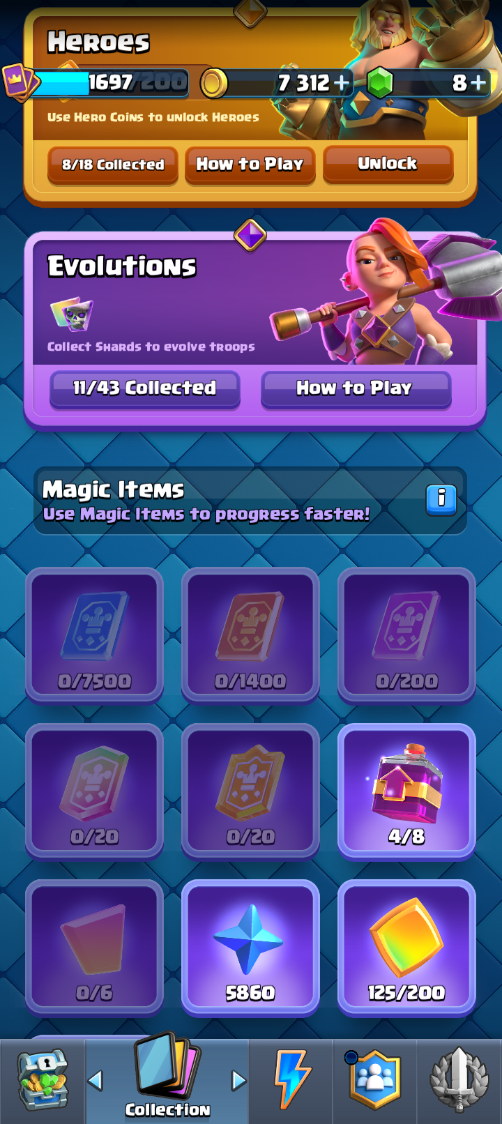 King Tower 16 | 11 Level 16 Cards | 5 LvL 15 Cards | 11 Evolutions - Image 5