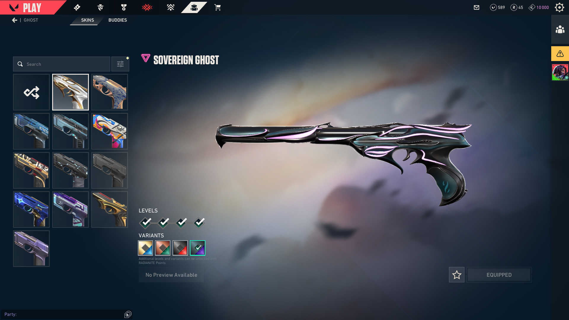 PC | Ascendant Peak | Reaver Karambit | Champions 2021 Vandal | 88 Skins - Image 6