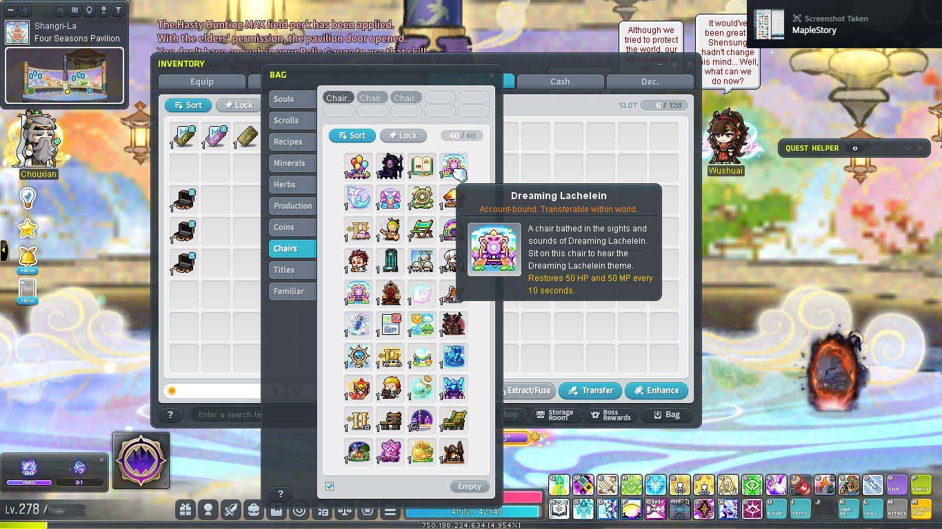 Level 278 Pathfinder MapleStory Account - Image 3