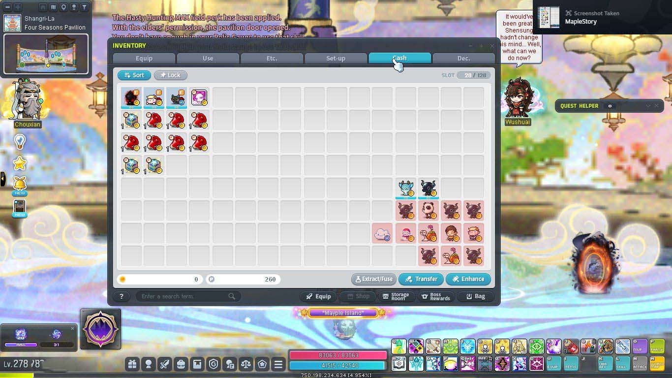 Level 278 Pathfinder MapleStory Account - Image 6