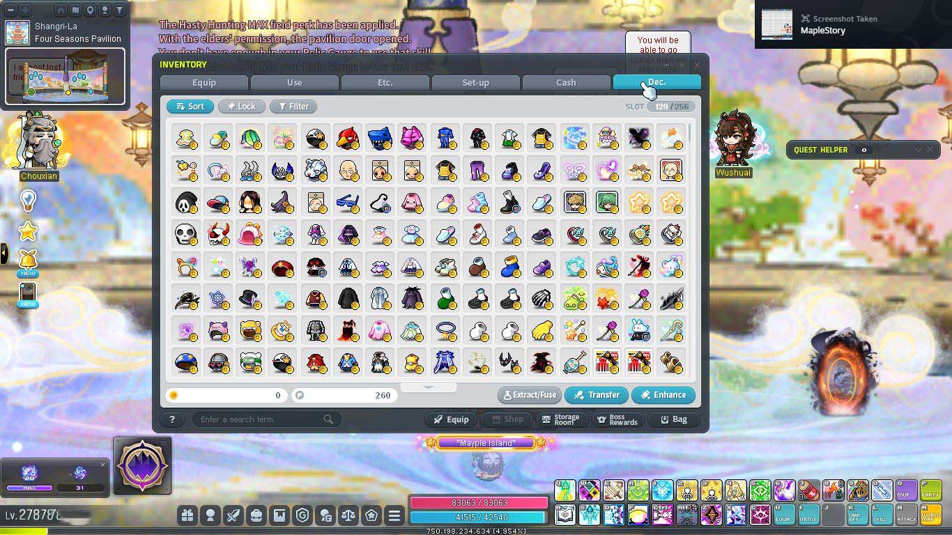 Level 278 Pathfinder MapleStory Account - Image 7