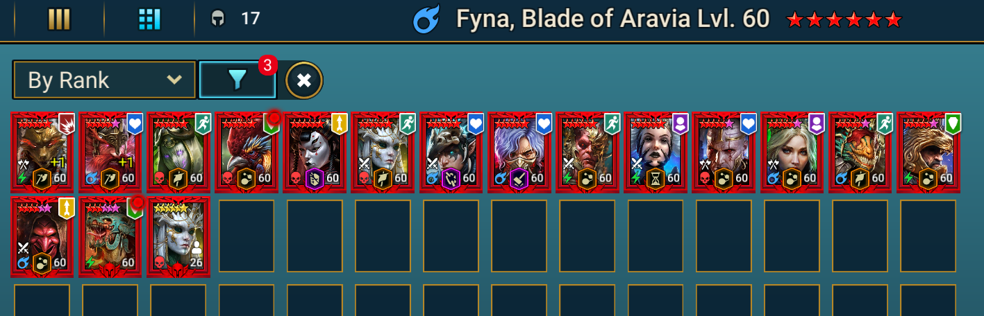 Level 100 | 9 Mythic Relics | Tibias, Lens, Stars, Covetus, Hiltx2, Heartx2, Deathdealer | 17 Mythical, 345 Legendary Champions - Image 3