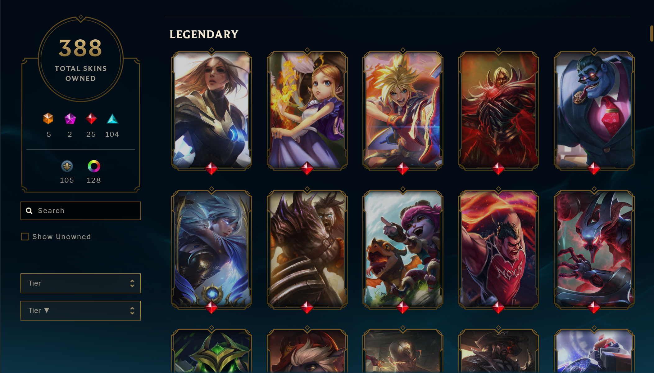 Platinum Peak | 170 Champions | 290 Skins | Full Email - Image 3