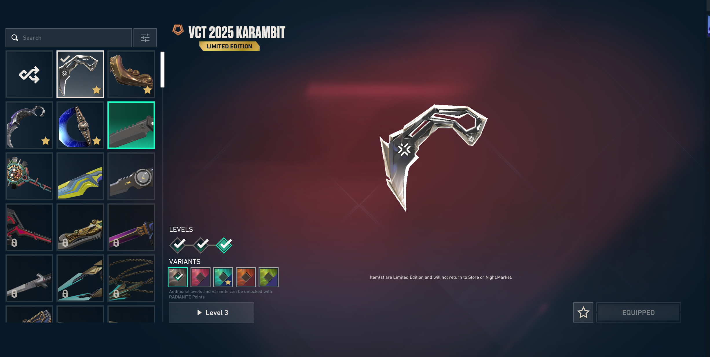 PC | VCT 2025 Karambit | Diamond Peak | Reaver Karambit | Prime//2.0 Phantom | 64 Skins | Full Email - Image 4