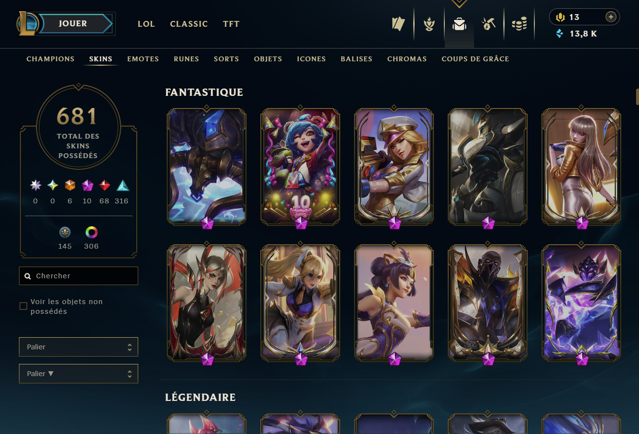 Platinum Peak | Hextech Sion | Medieval Twitch | 166 Champions | 681 Skins - Image 4