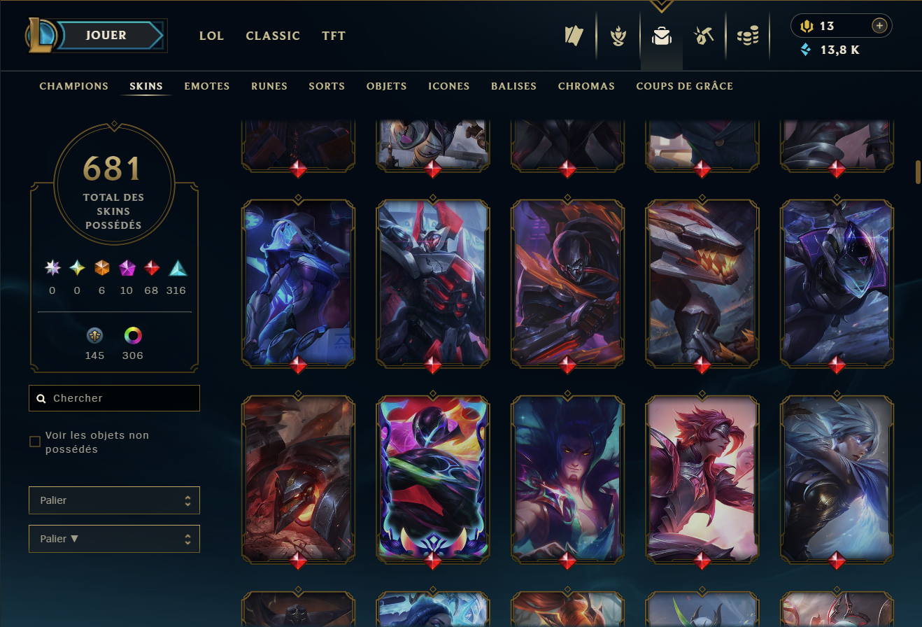 Platinum Peak | Hextech Sion | Medieval Twitch | 166 Champions | 681 Skins - Image 5