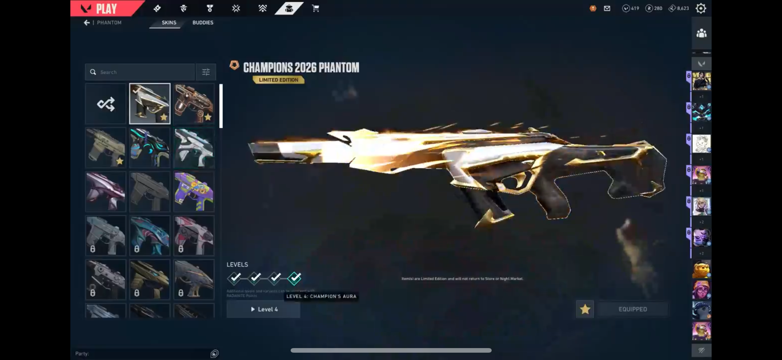 PC | Ascendant Peak | Champions 2026 Fan + Phantom | 85 Skins | Full Email - Image 3