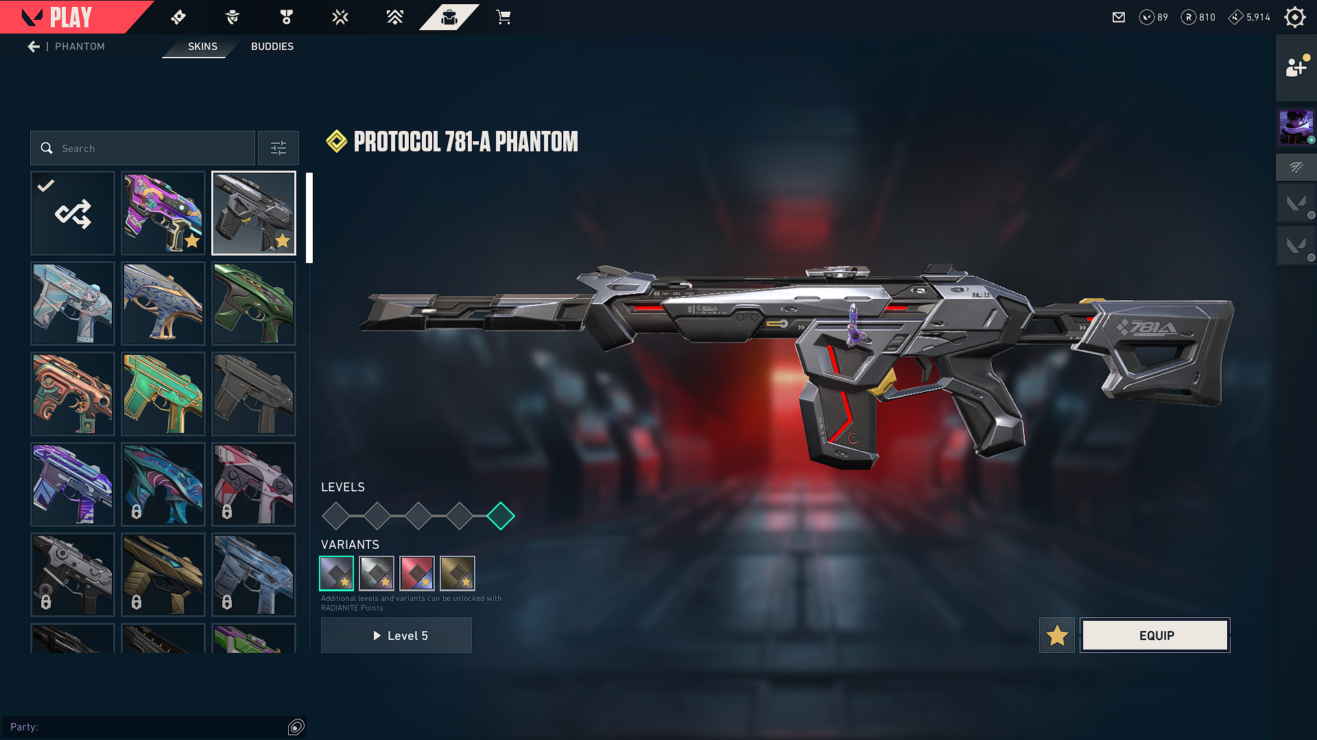 PC | Stacked Account | Diamond Peak | Reaver Karambit | Araxys Vandal | 154 Skins | Full Email - Image 4