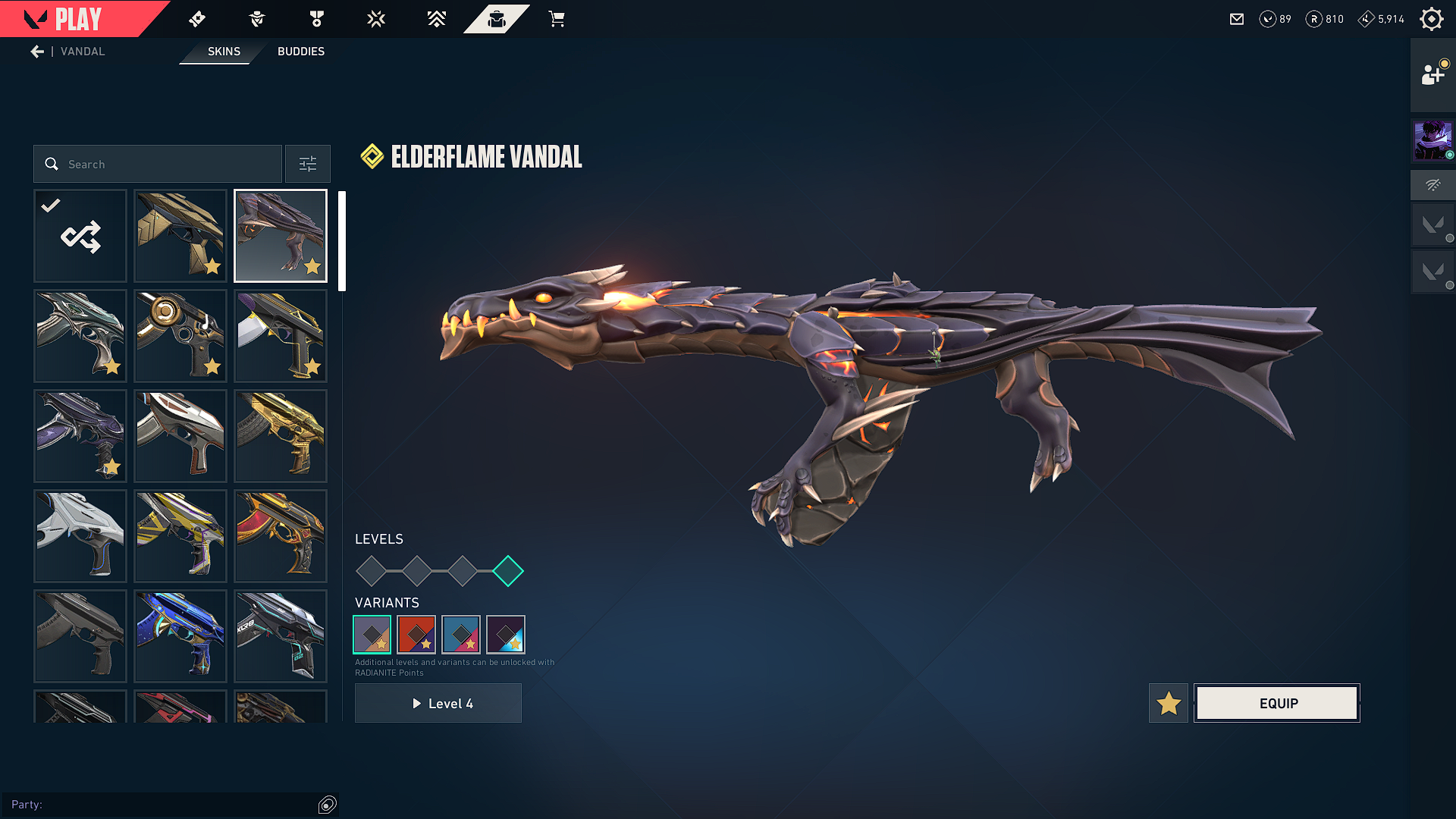 PC | Stacked Account | Diamond Peak | Reaver Karambit | Araxys Vandal | 154 Skins | Full Email - Image 5