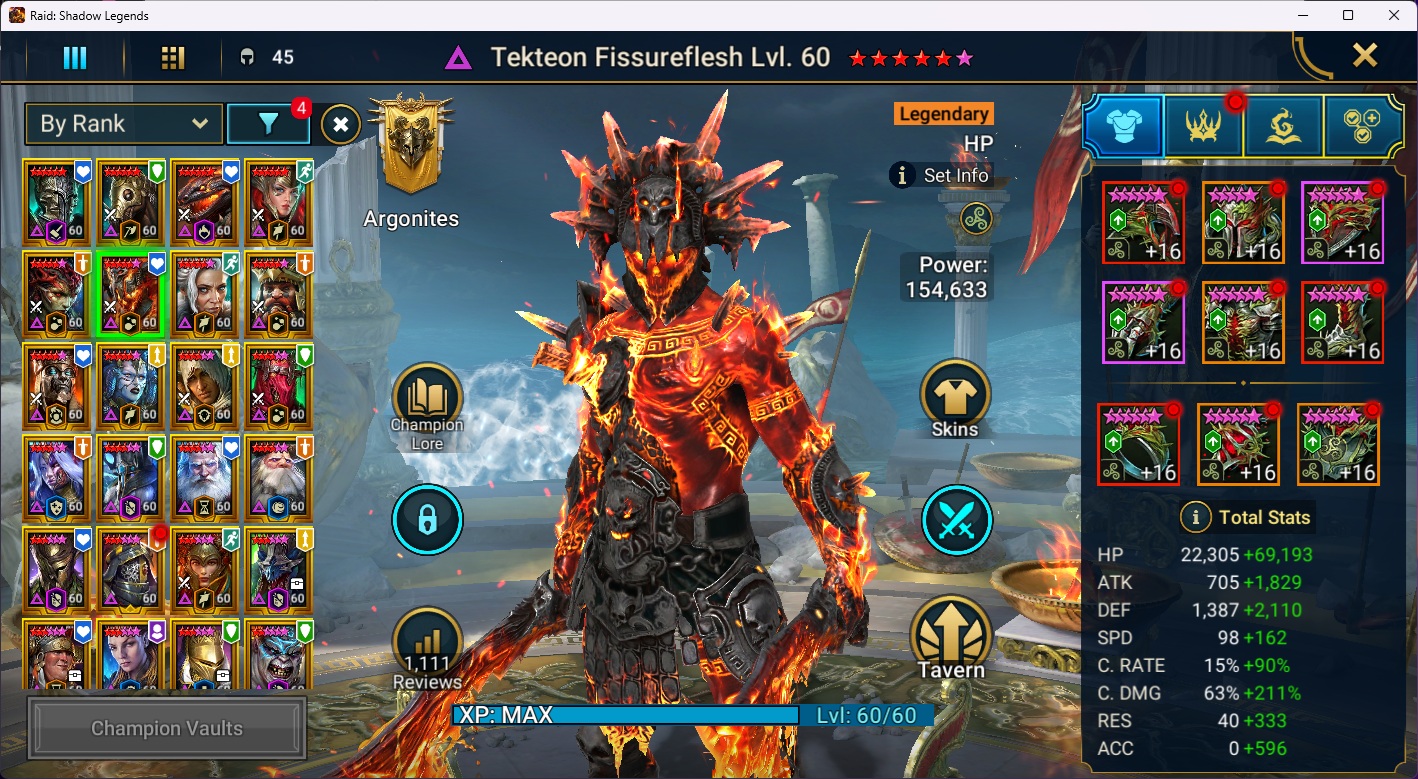 Level 100 | 13 Mythical | 347 Legendary | 12 Mythical Relics | 51k Starstone - Image 3