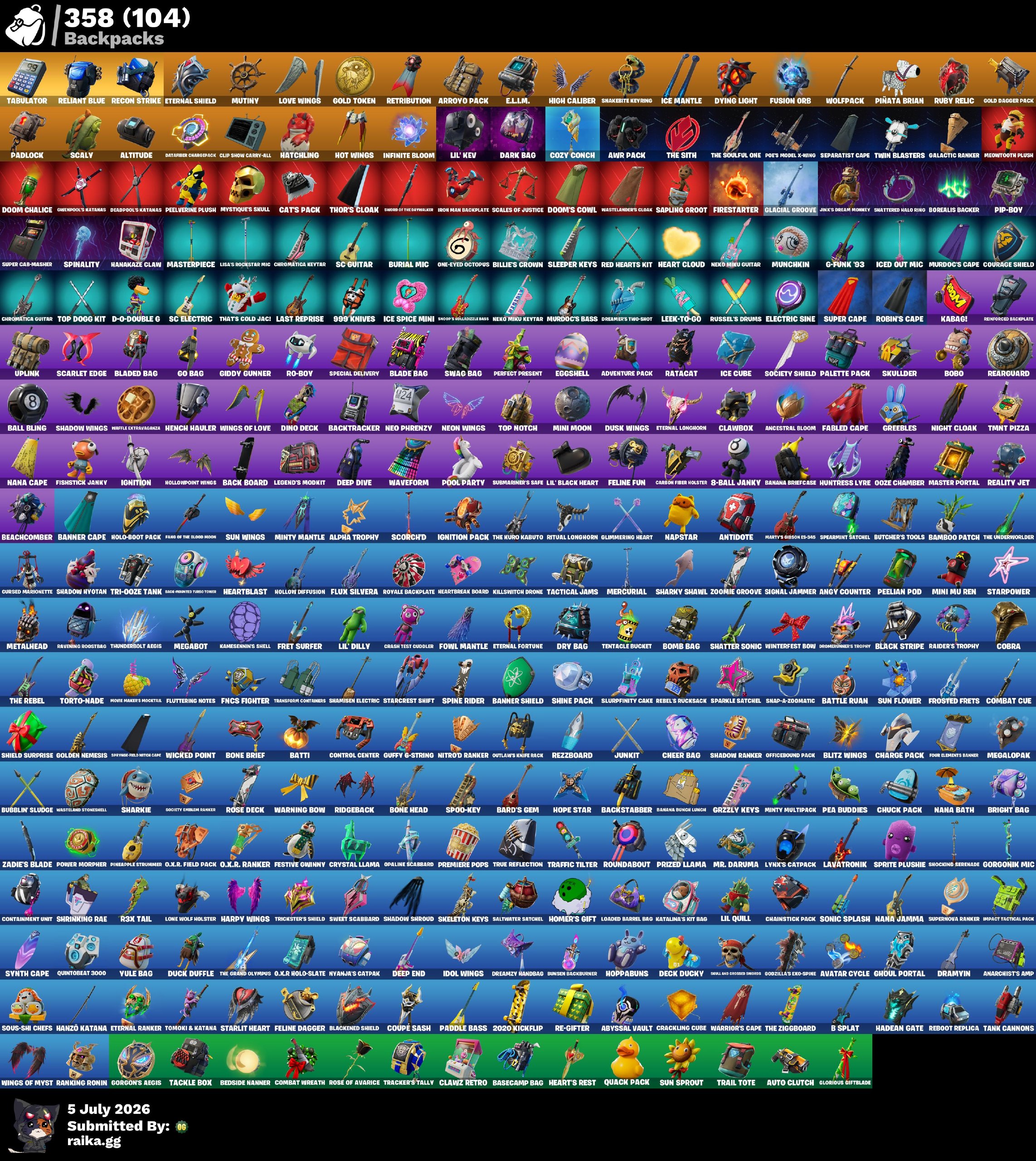 IKONIK | Glow | Neo Versa | Gold Midas | Merry Mint | Reaper Scythe | Controller | 299 Skins | Season 5 | Level 3362 | Full Email - Image 5