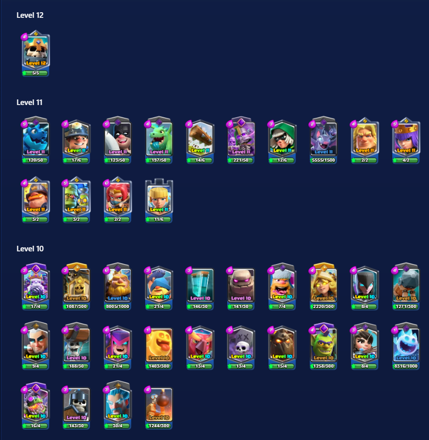 King Tower 16 | 2839 Gems | 8 Level 16 Cards | 14 Evolutions - Image 8