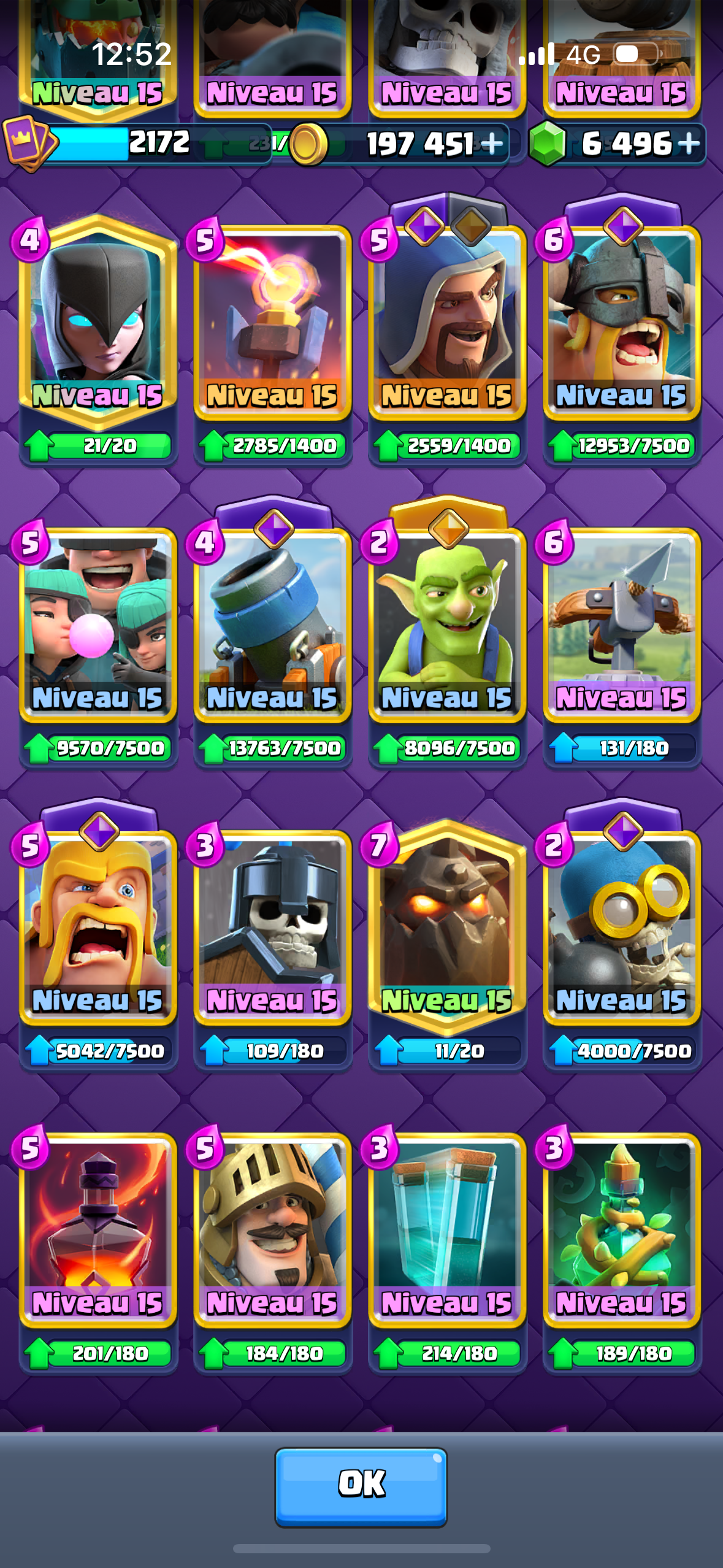 King Tower 16  |71 Level 16 Cards | 35 Evolutions | 4600 Gems  - Image 5