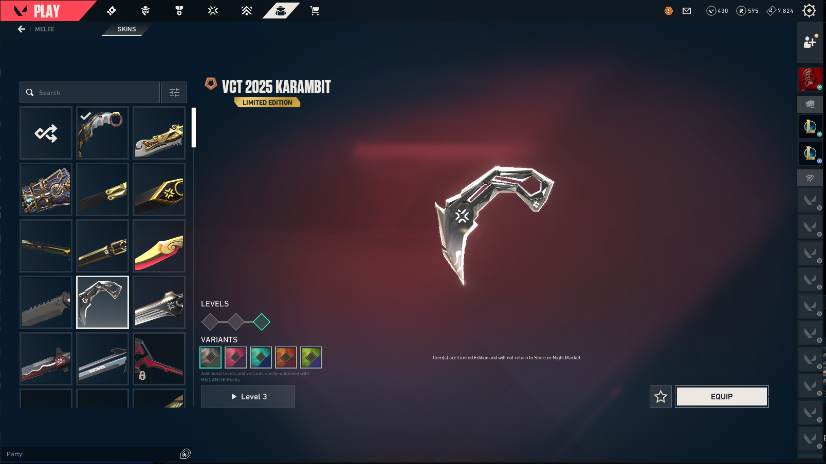 ULTIMATE VALORANT LEGACY ACCOUNT | ALL CHAMPIONS 2021–2026 | BOTH ARCANE SETS | IGNITE FAN | VCT EXCLUSIVES | IMMORTAL PEAK - Image 3
