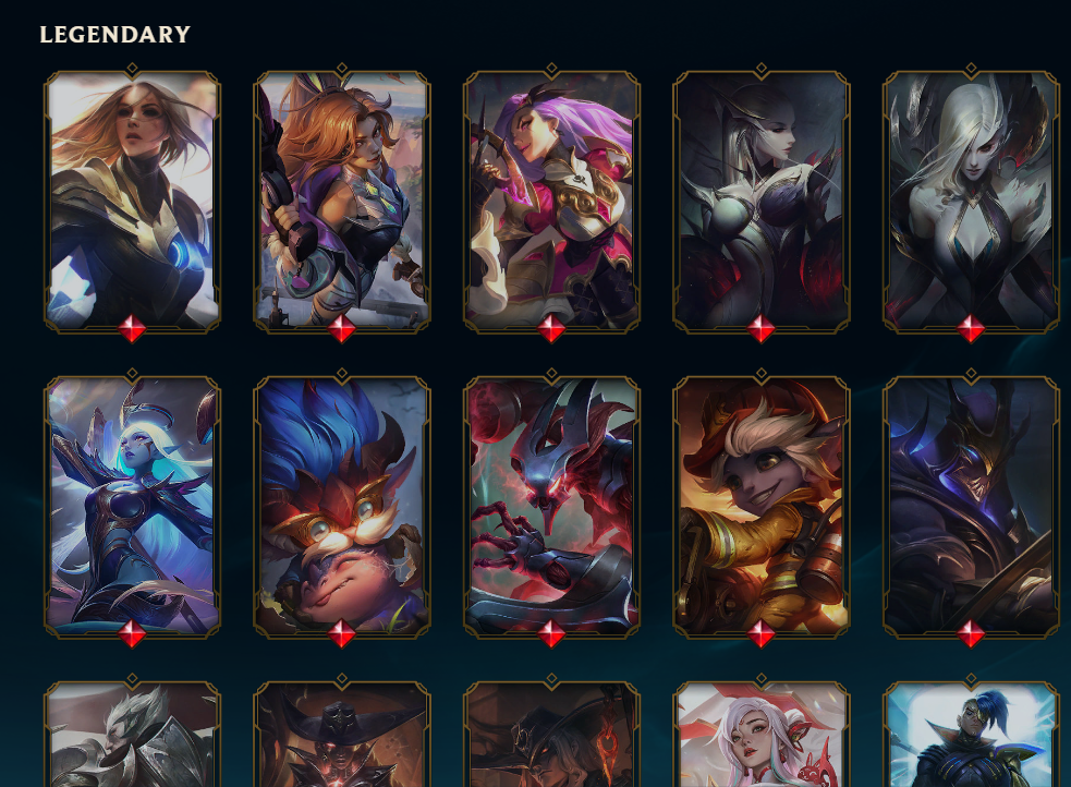Platinum Peak | 170 Champions | 240 Skins | 26 Legendary Skins - Image 10